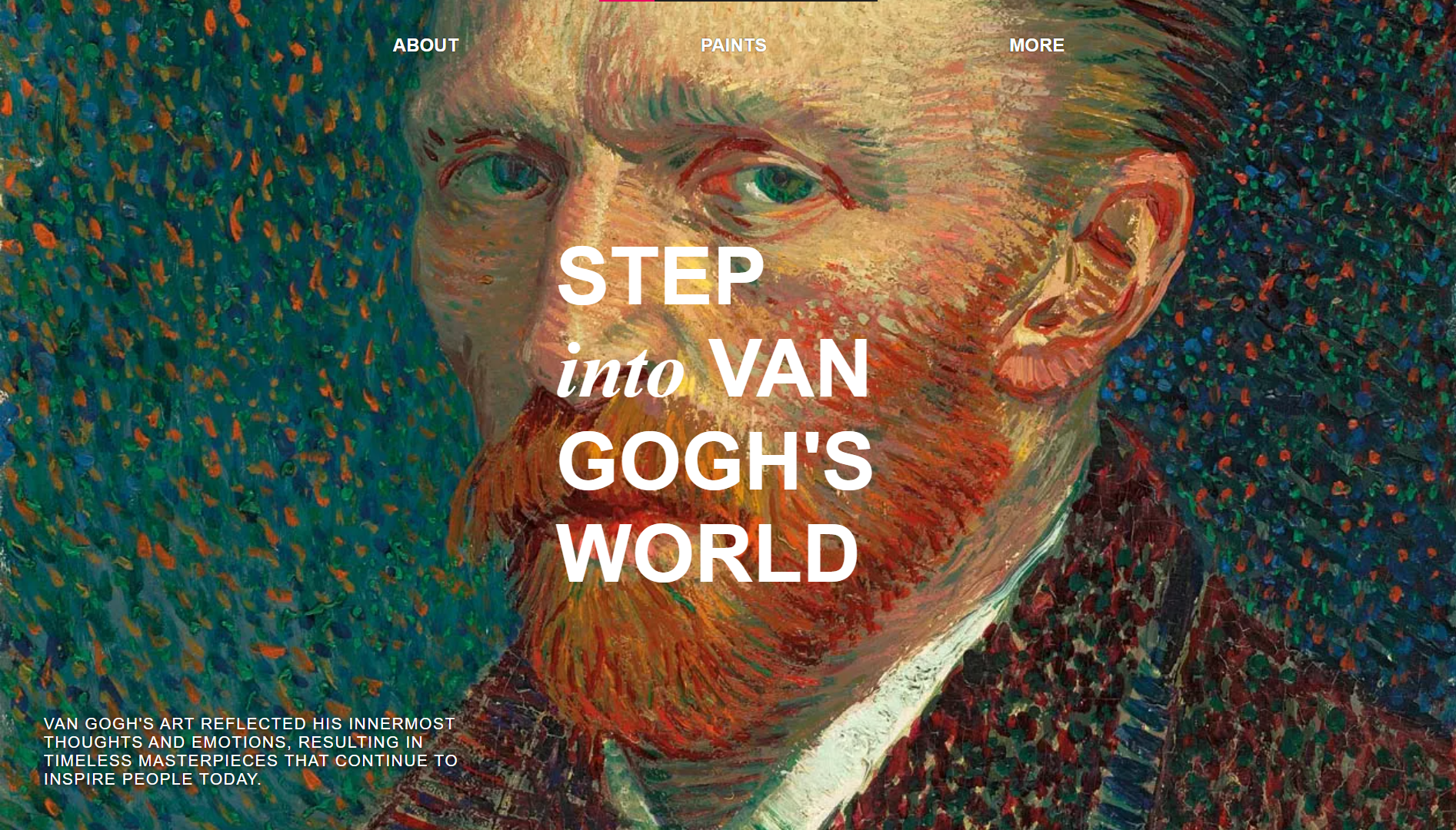 Vincent van Gogh: A Tribute Website